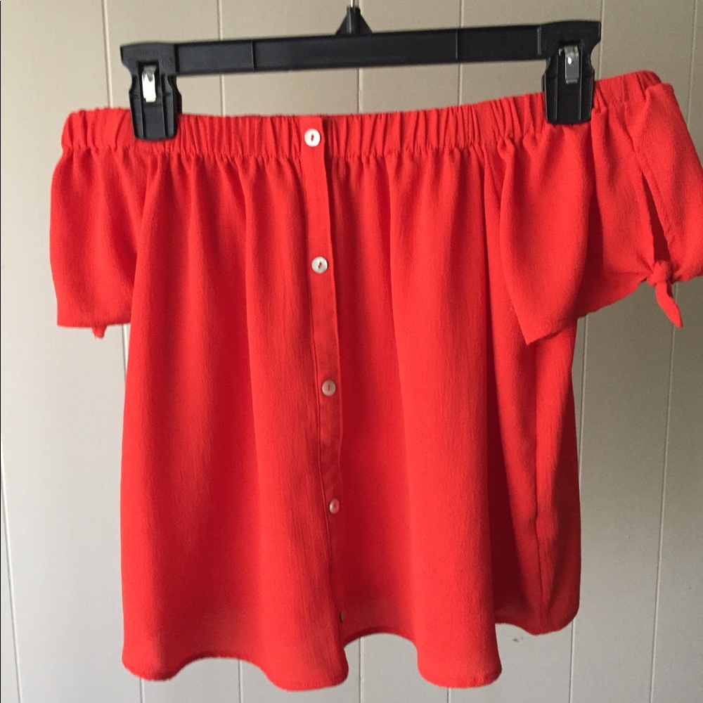 Off the shoulder blouse